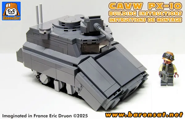 Rebel Star Wars CAVw PX-10 Lego moc models building instructions